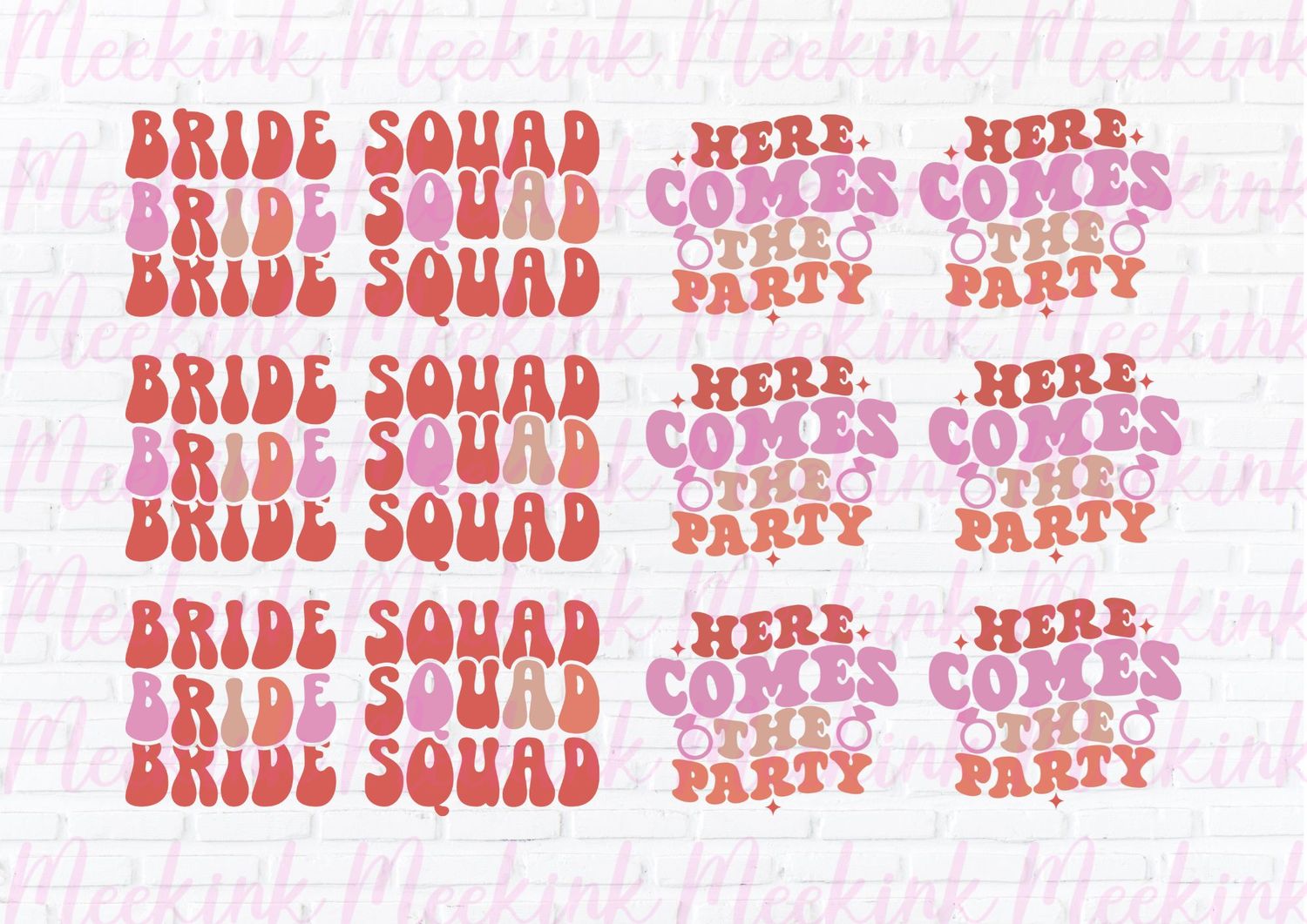 Hen Night Design 8 A4 Theme Sheet