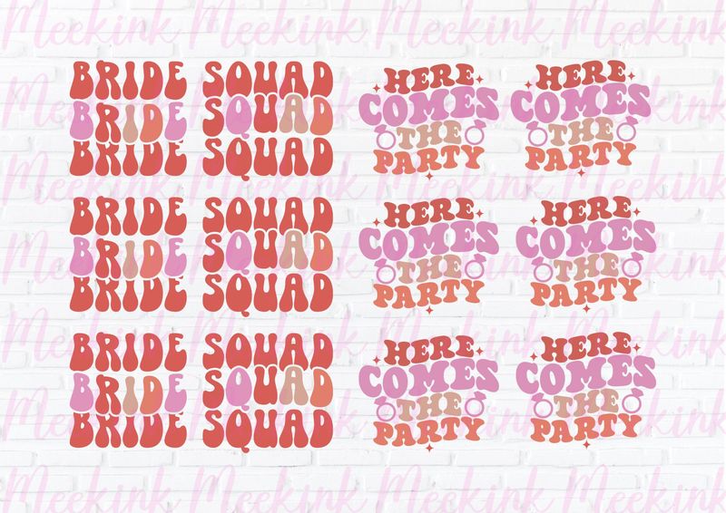 Hen Night Design 8 A4 Theme Sheet