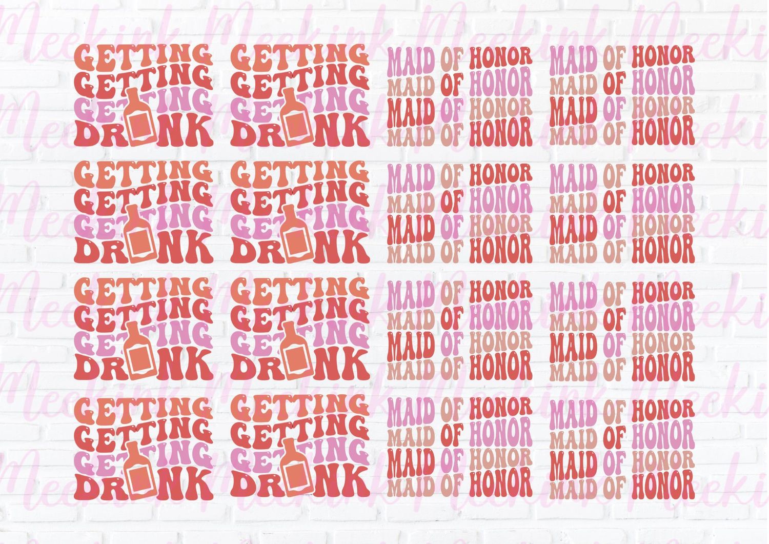 Hen Night Design 12 A4 Theme Sheet