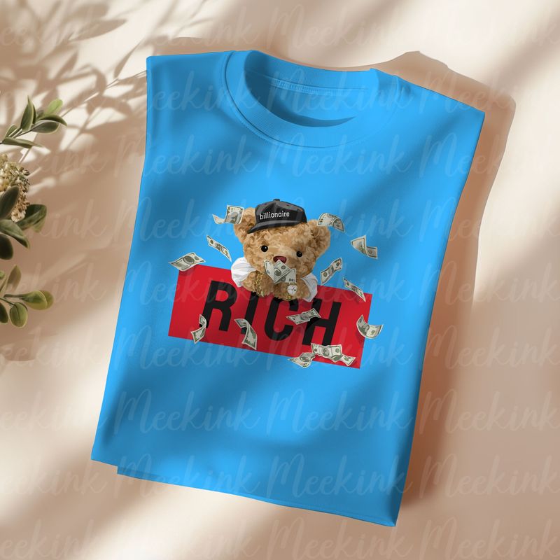 Money Bear DTF Decal