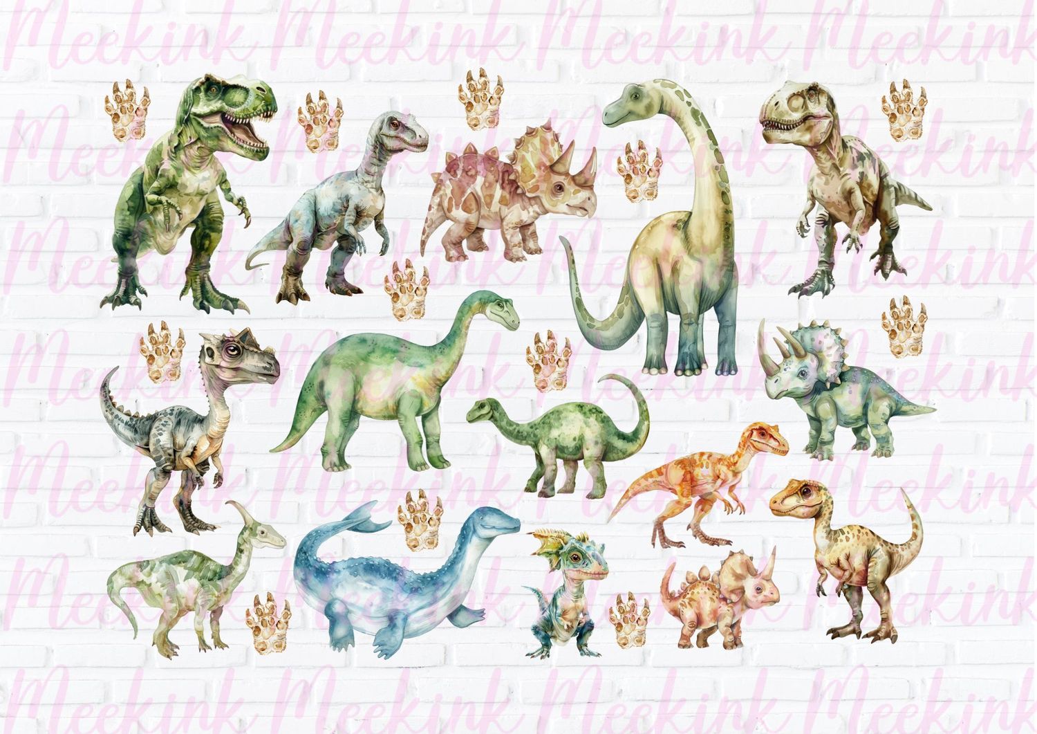 Dinosaur A4 Theme Sheet