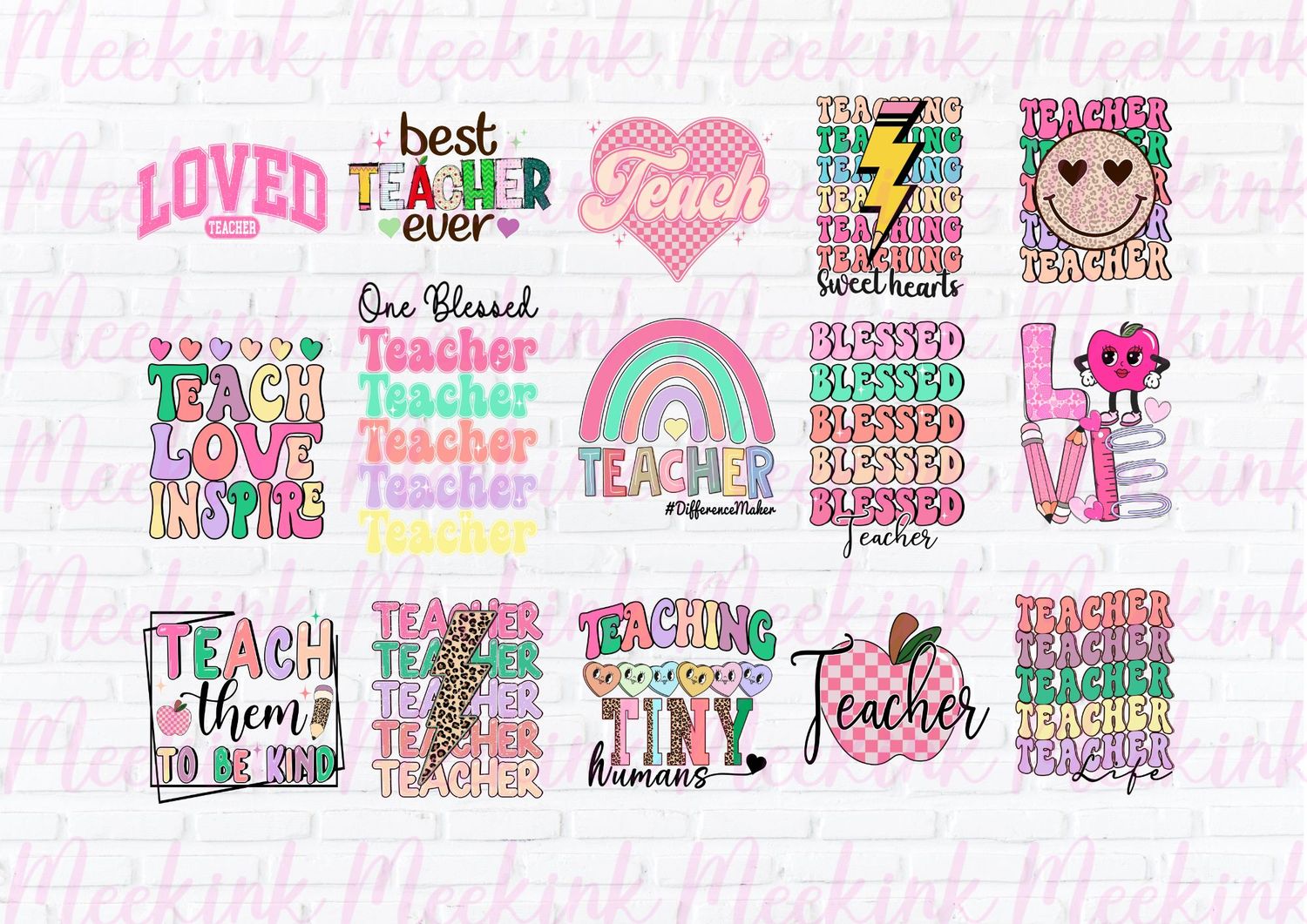 Trendy Teacher A4 Theme Sheet