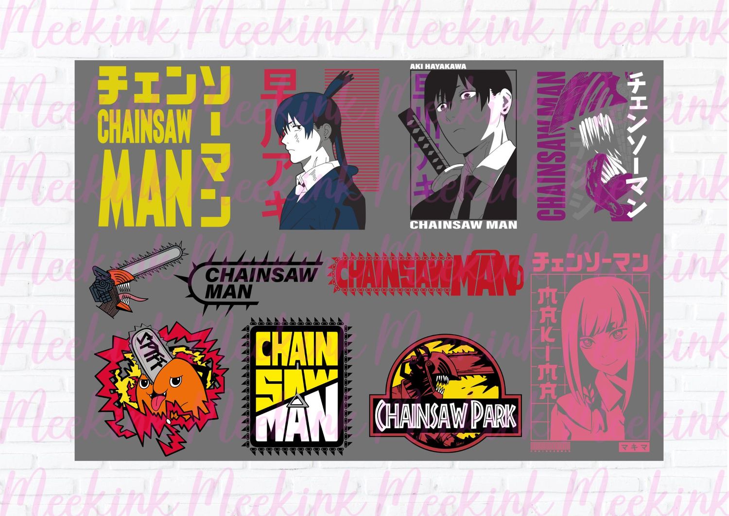 ChainSaw Man A4 Theme Sheet