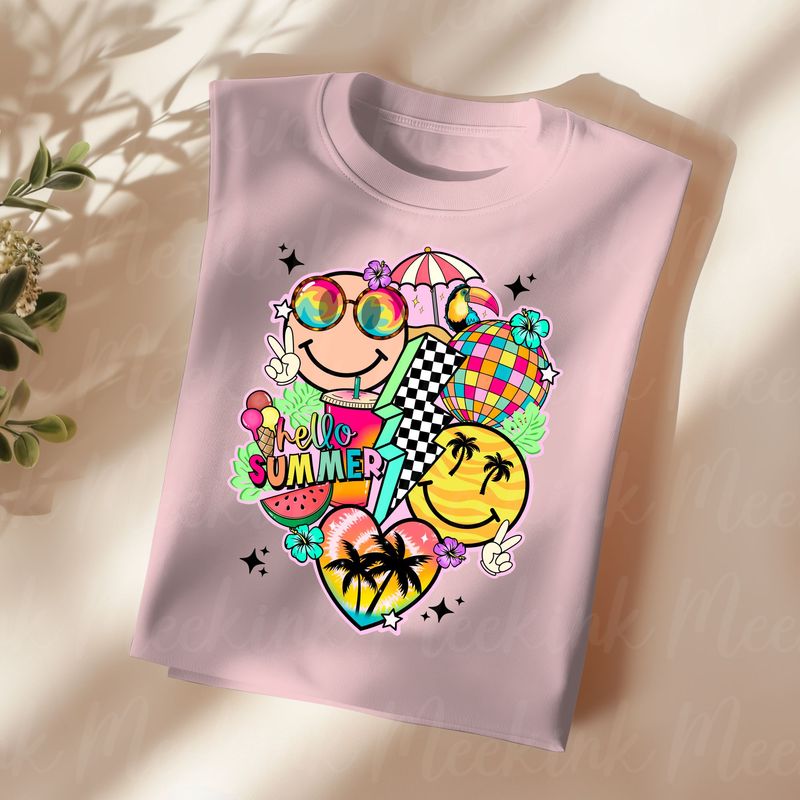 Retro Summer DTF Decal