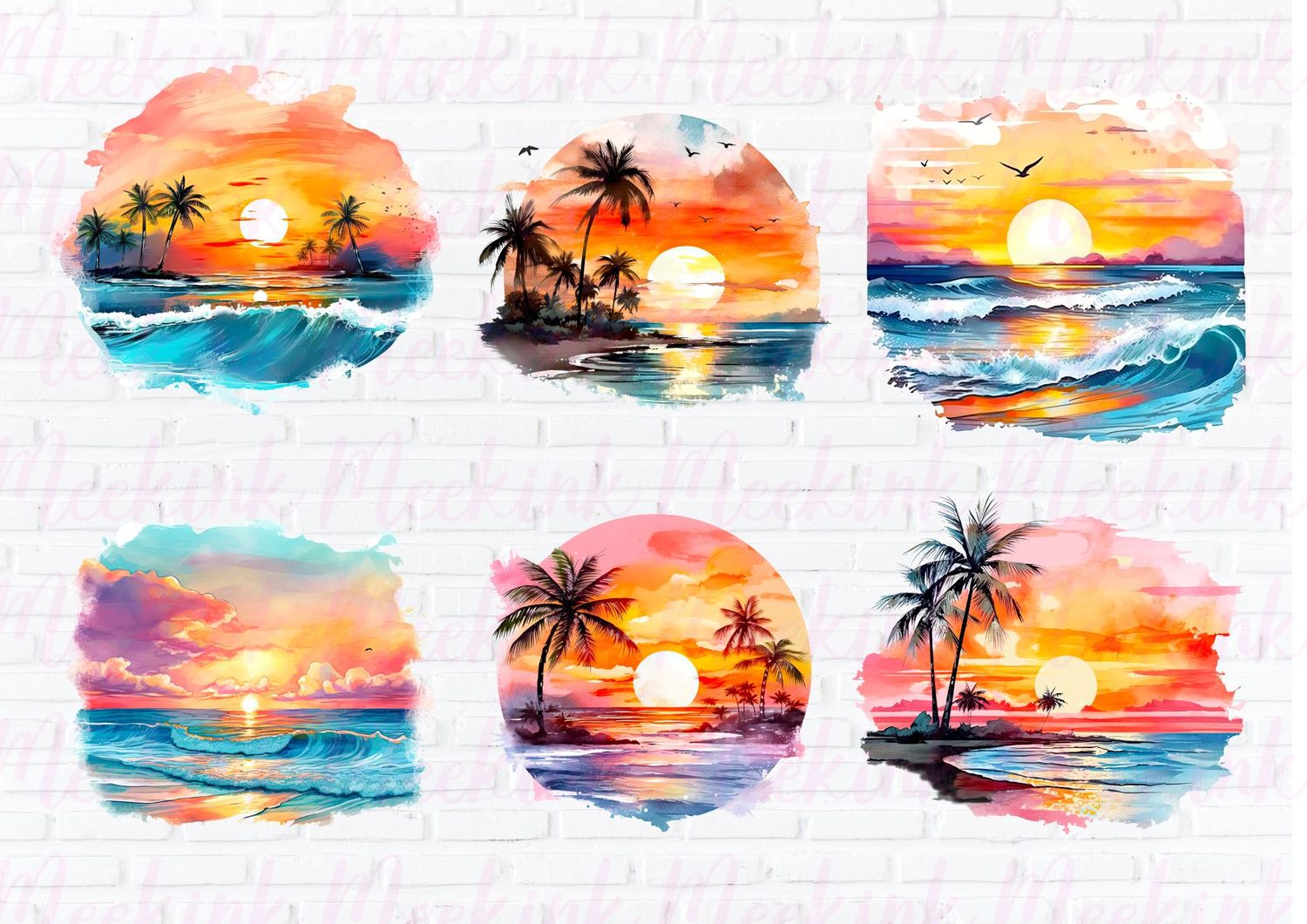 Sunset 2 A4 Theme Sheet