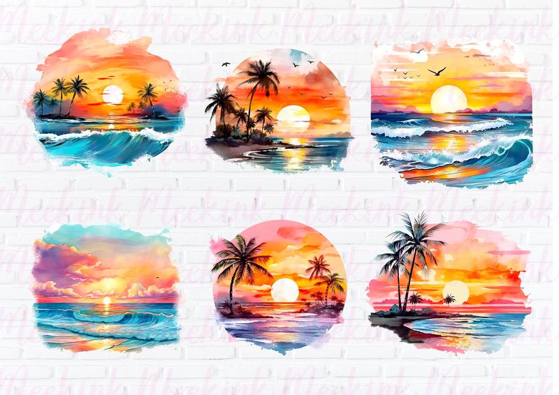Sunset 2 A4 Theme Sheet