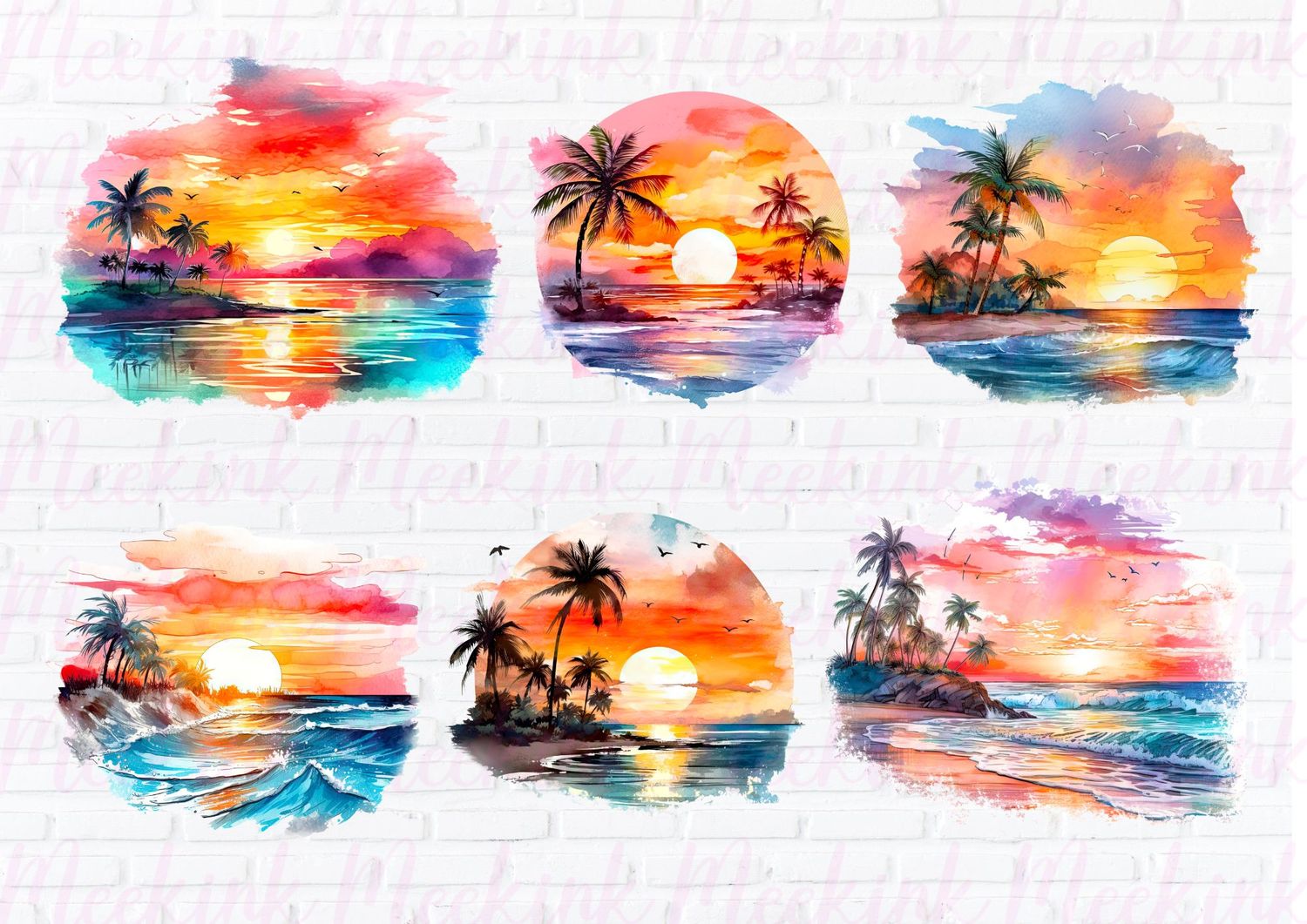 Sunset A4 Theme Sheet