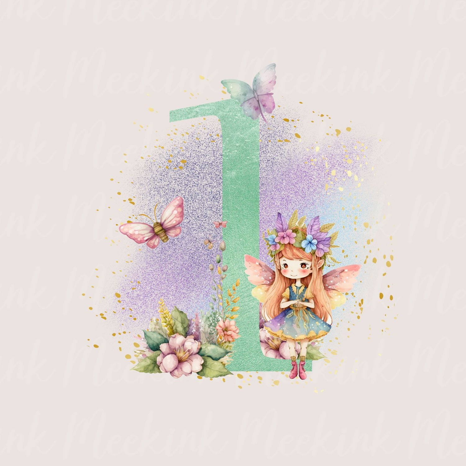 Pixie Numbers 1- 6
