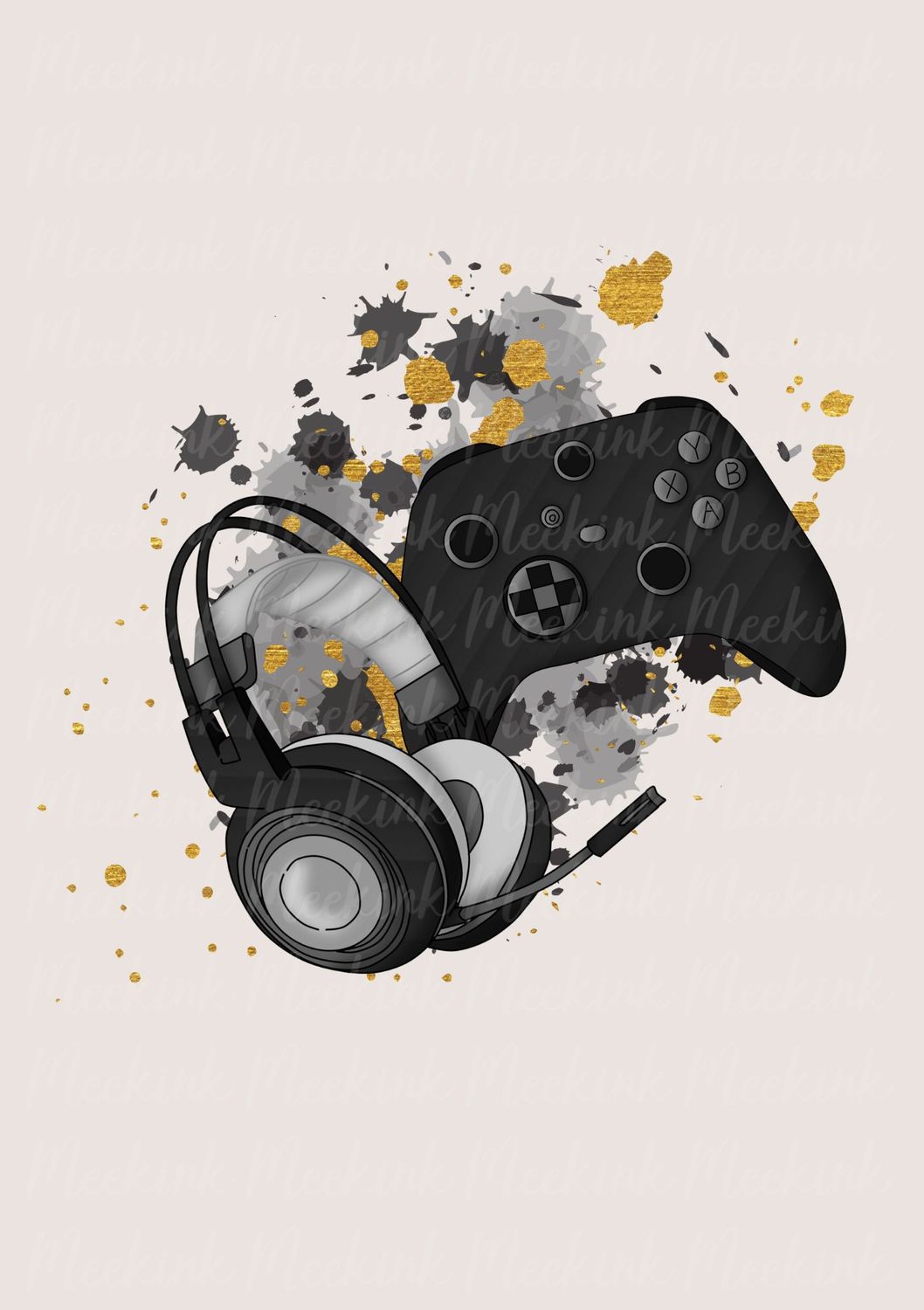 Gamer Black &amp; Gold