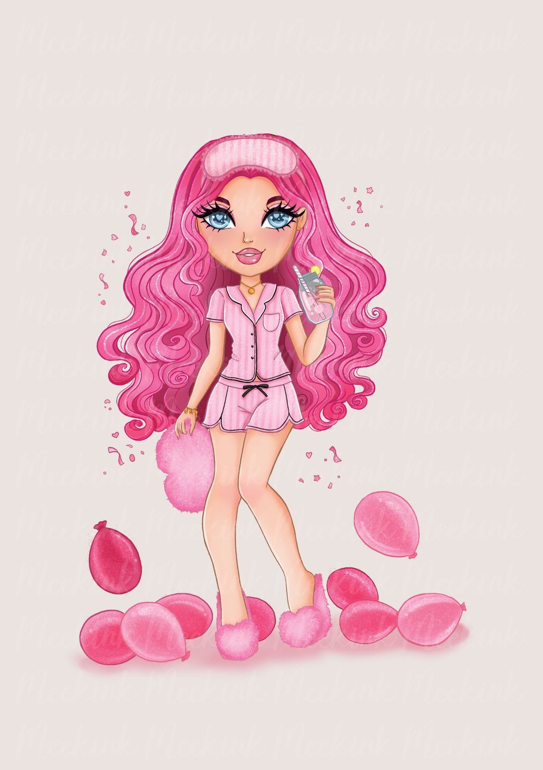 Pink Willow Doll