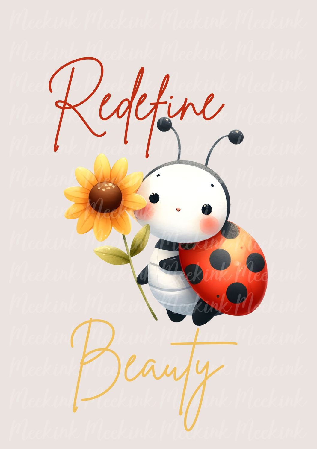 LadyBird 2 DTF Decal