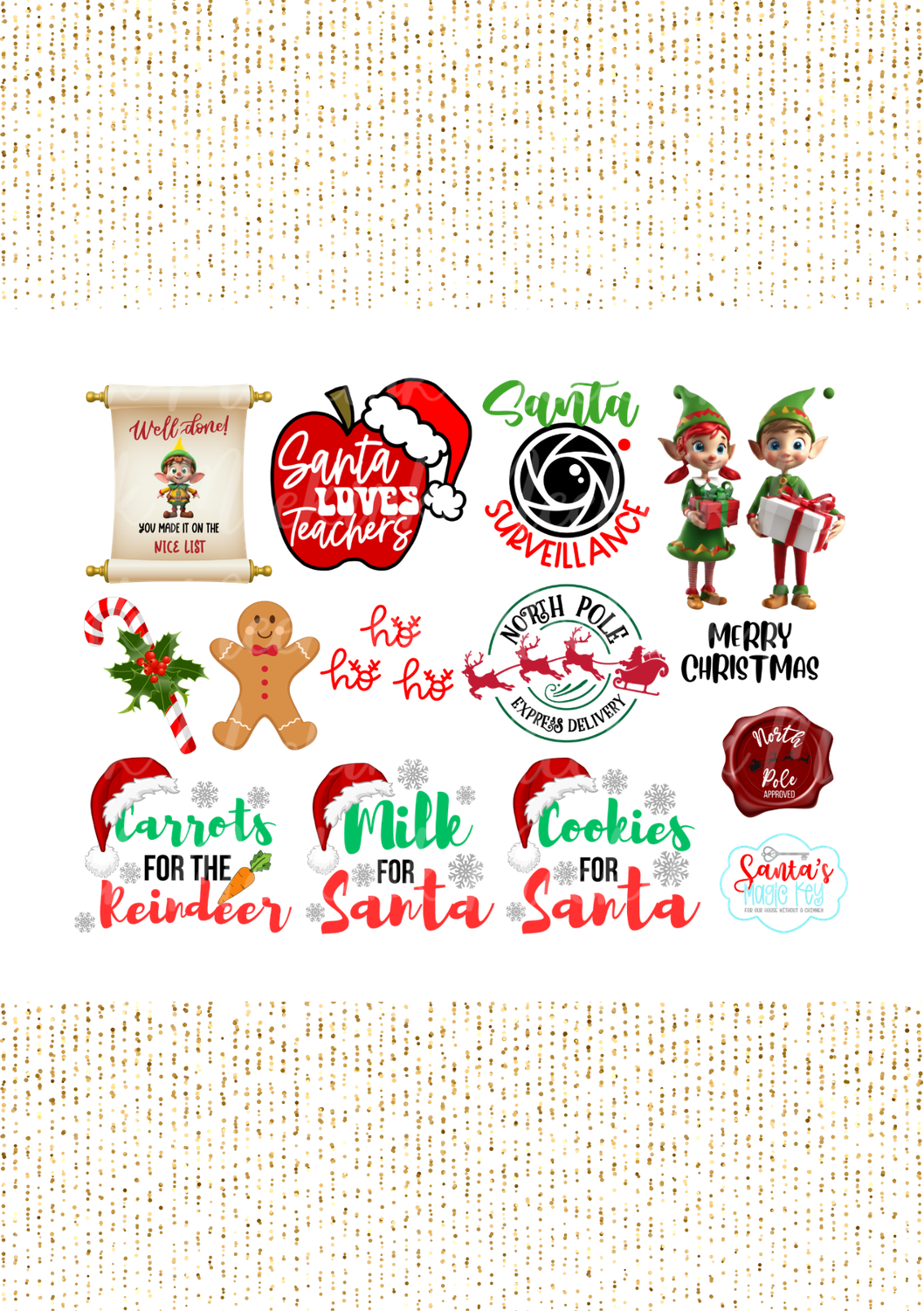 Christmas Mega Mix A4 Sheet