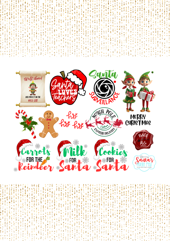 Christmas Mega Mix A4 Sheet