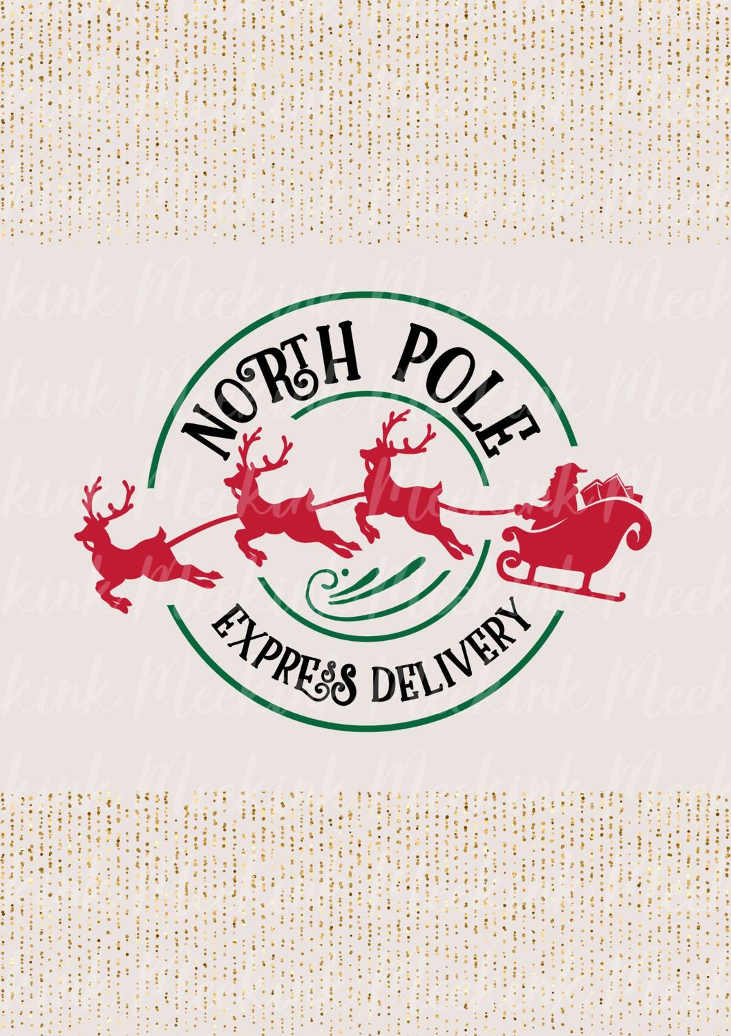 North Pole Decal