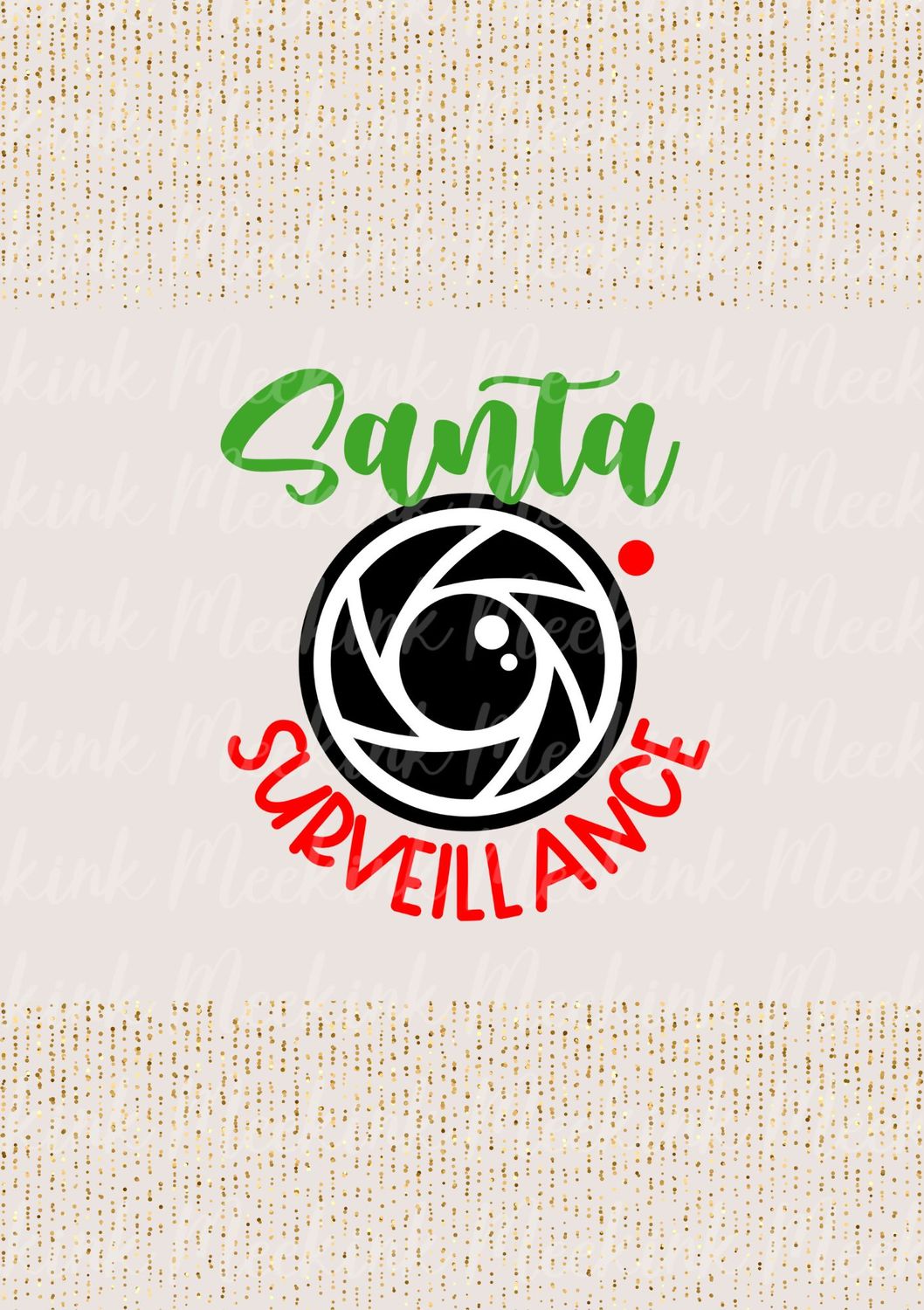 Santa Surveillance Decal