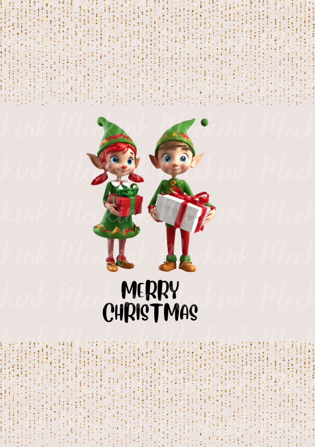 Christmas Elves Decal