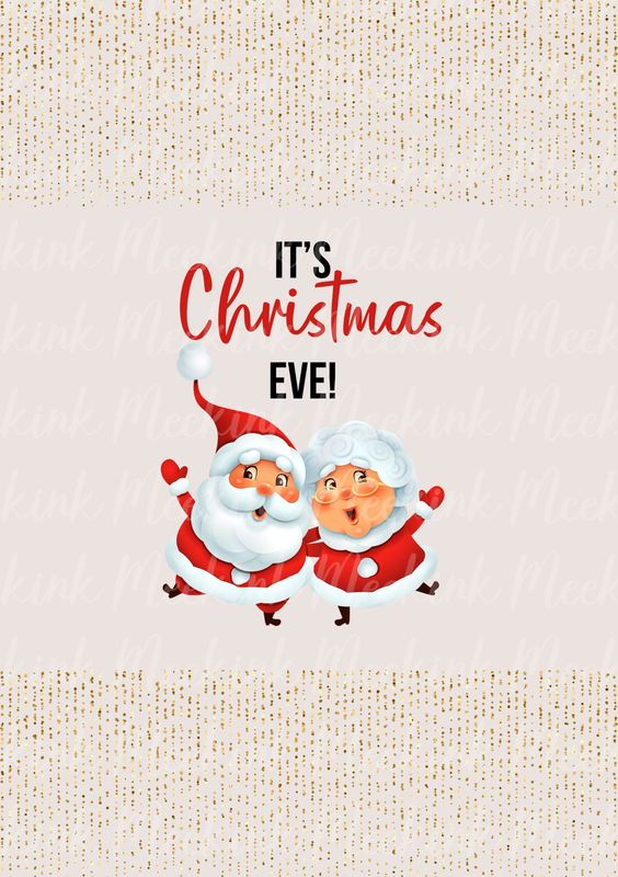 It&#39;s Christmas Eve Decal