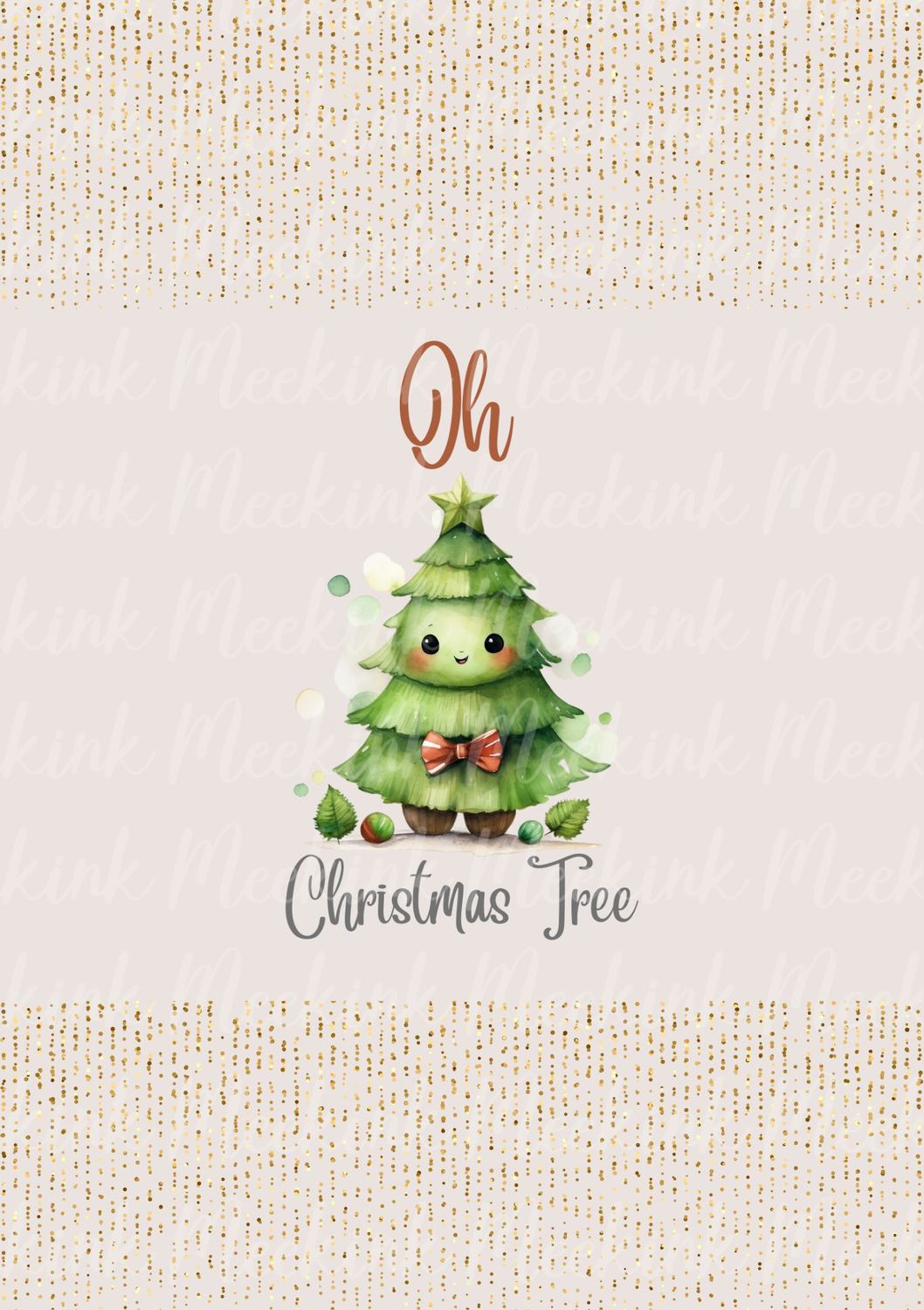 Oh Christmas Tree Decal