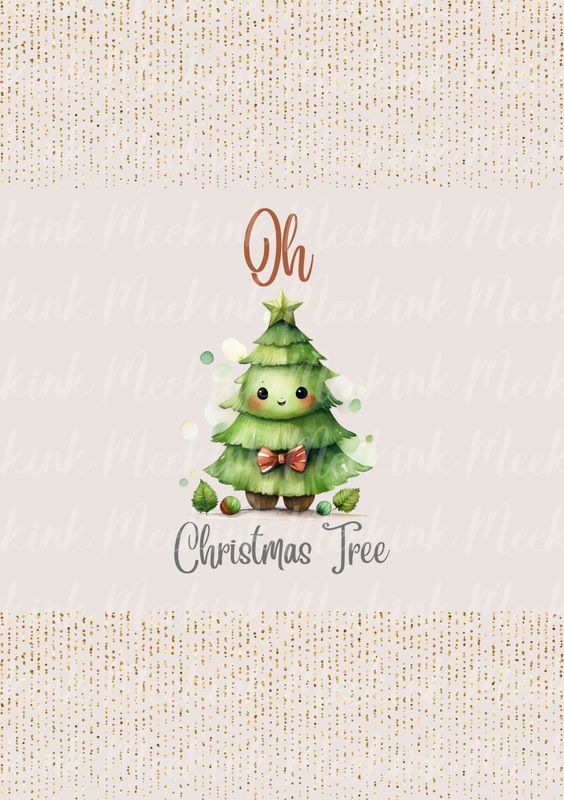 Oh Christmas Tree Decal