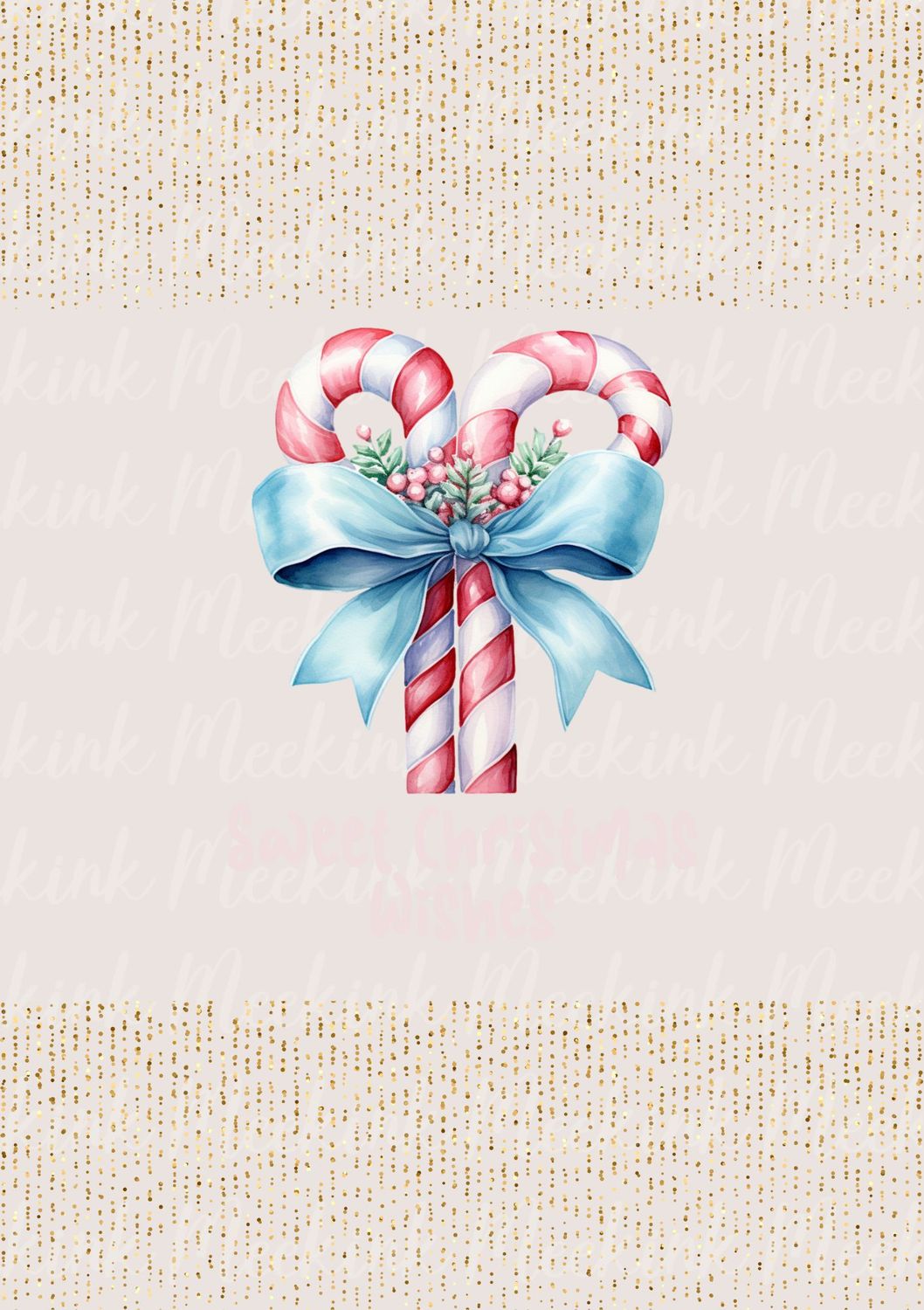 Candy Canes Decal