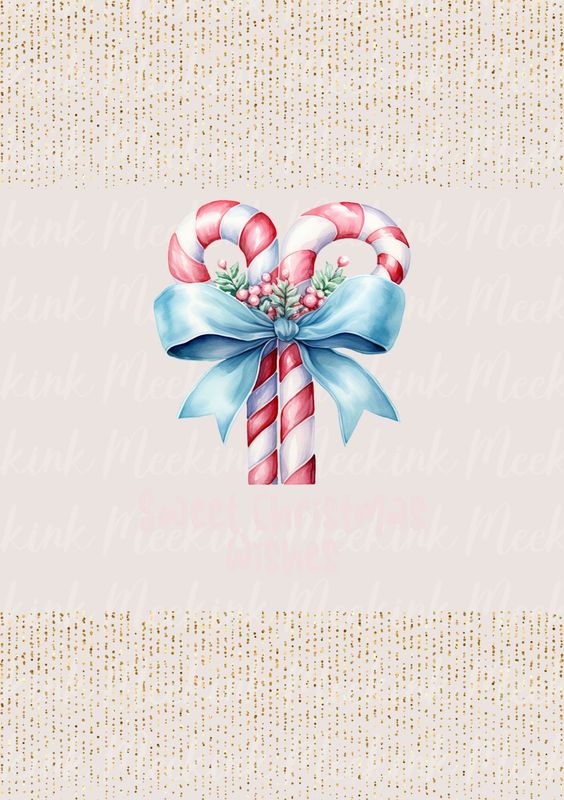 Candy Canes Decal
