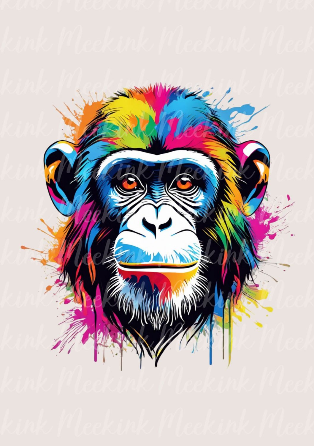 Colour Splash Monkey 1