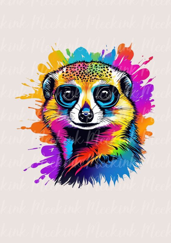 Colour Splash Meerkat