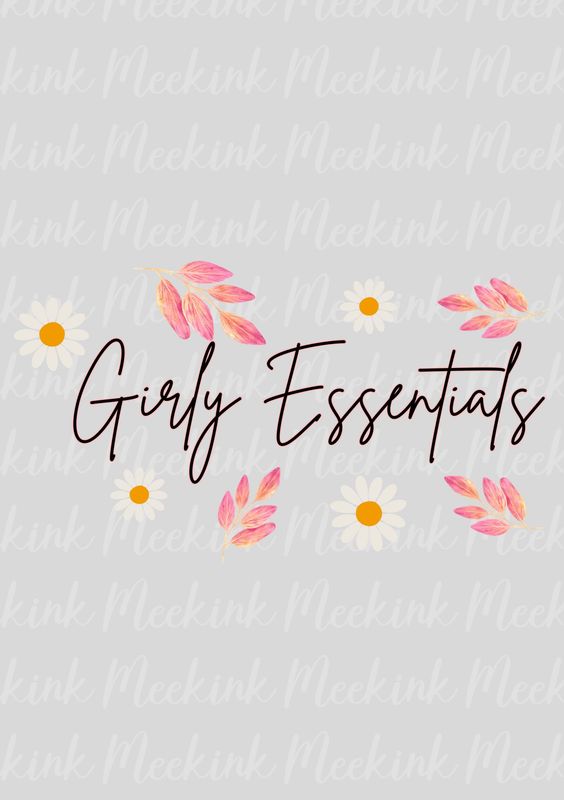 Girly Essentials Daisy DTF Decal