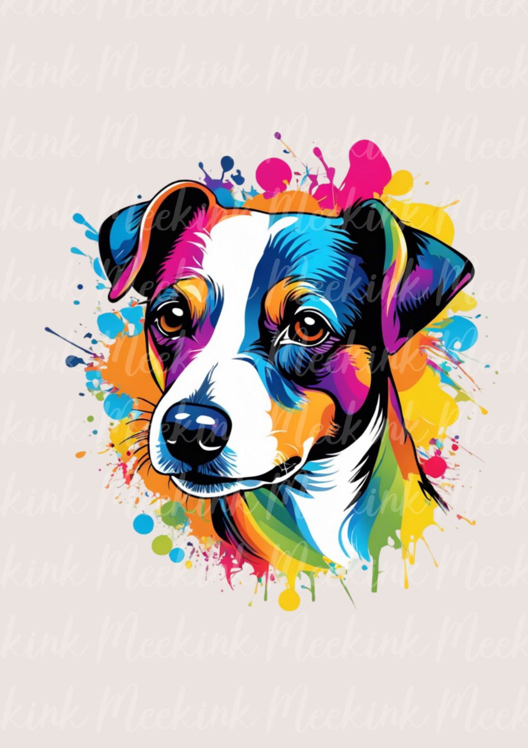 Colour Splash Jack Russell