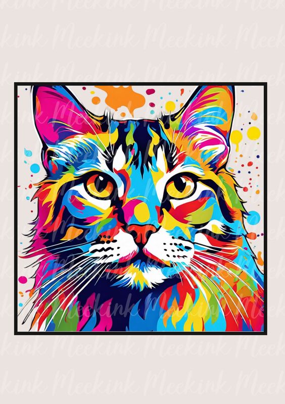 Colour Splash Cat