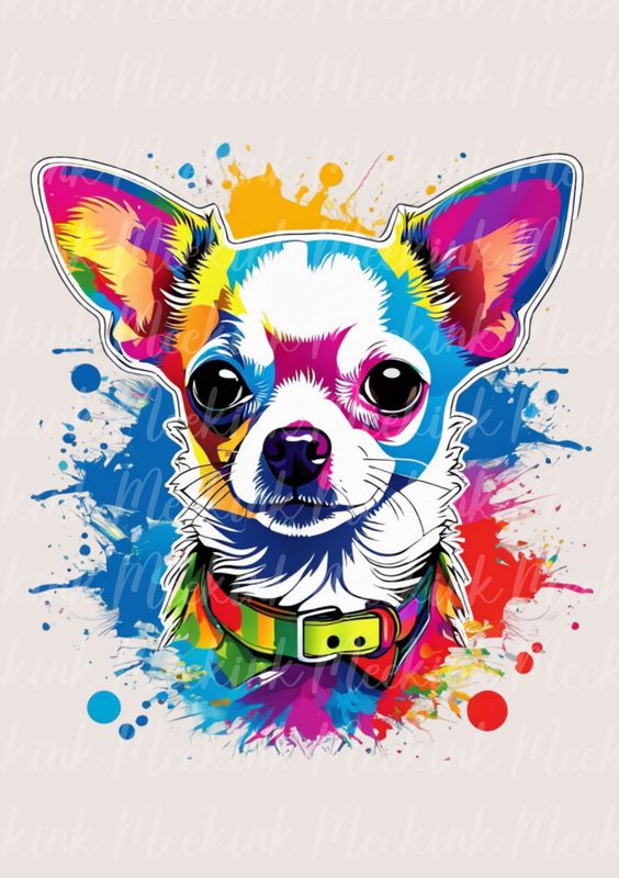 Colour Splash Chihuahua