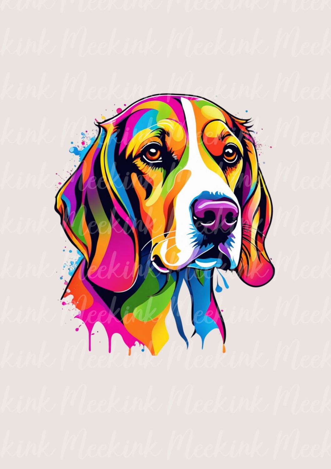 Colour Splash Beagle