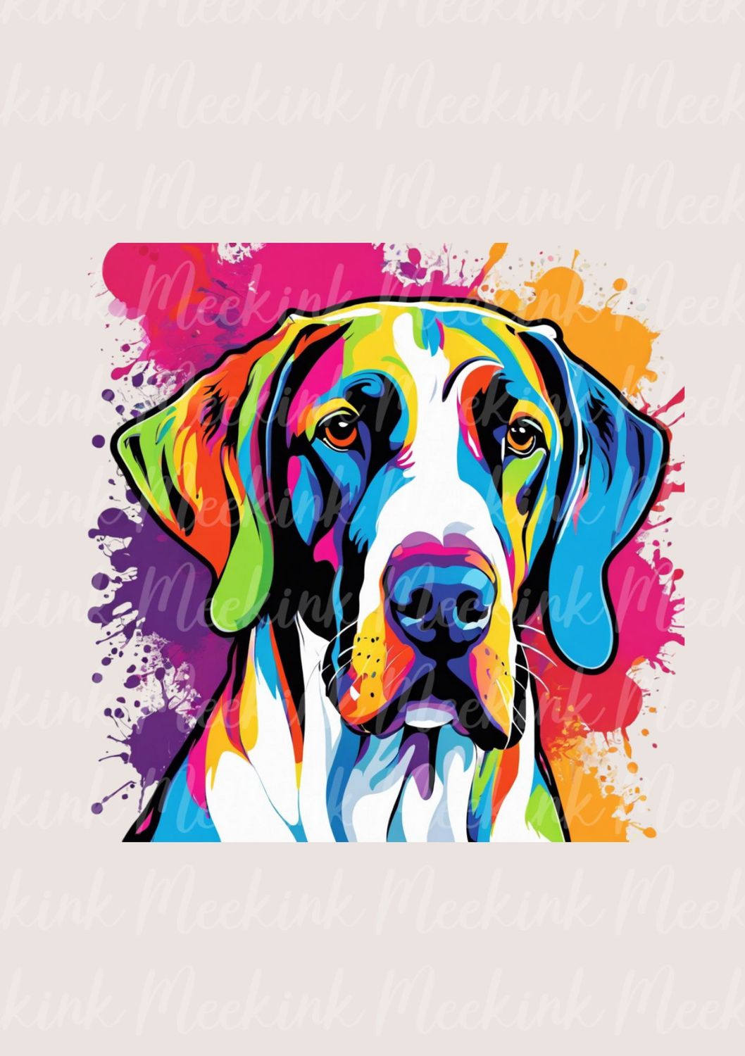 Colour Splash Great Dane