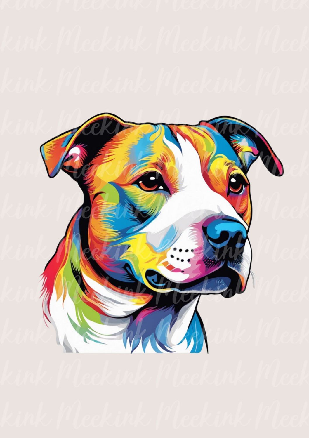 Colour Splash Staffie
