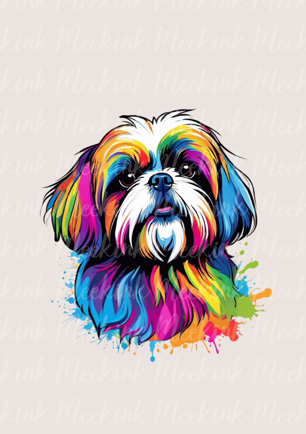 Colour Splash Shih Tzu