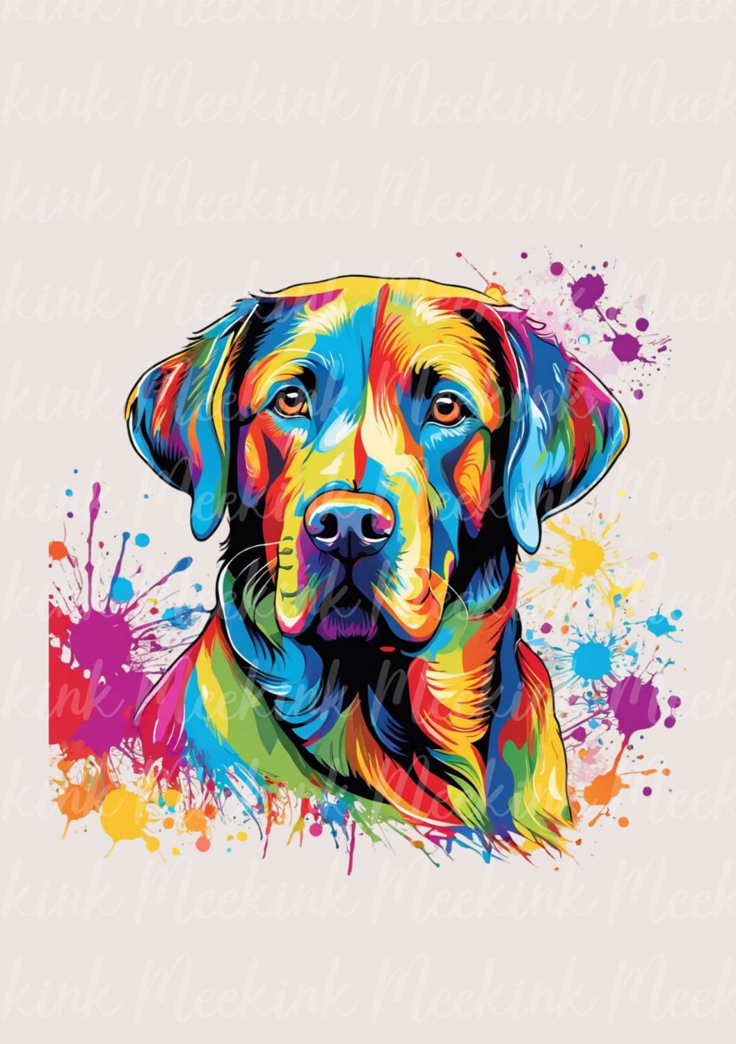 Colour Splash Labrador