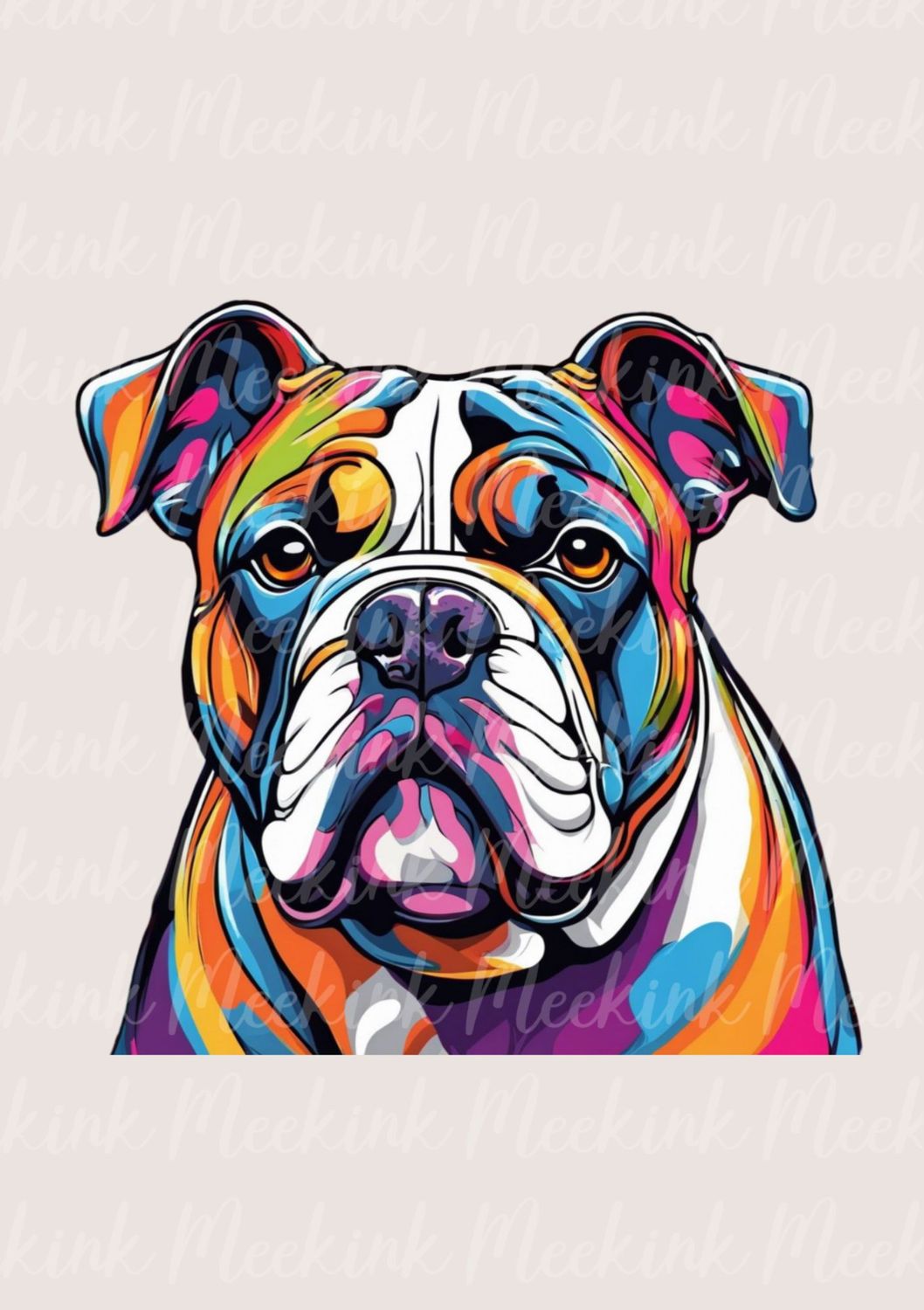 Colour Splash Bull Dog