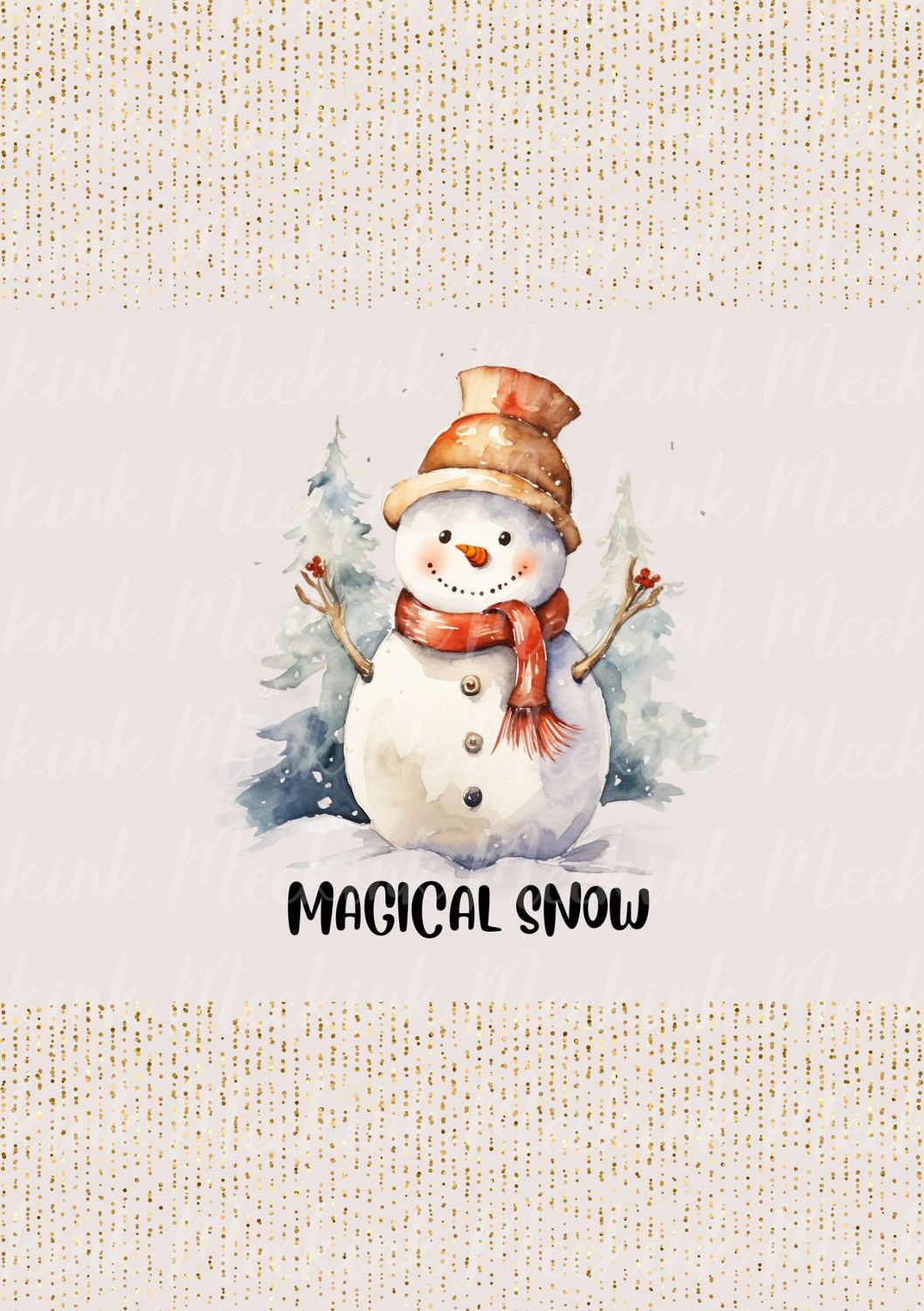Magical Snow Decal