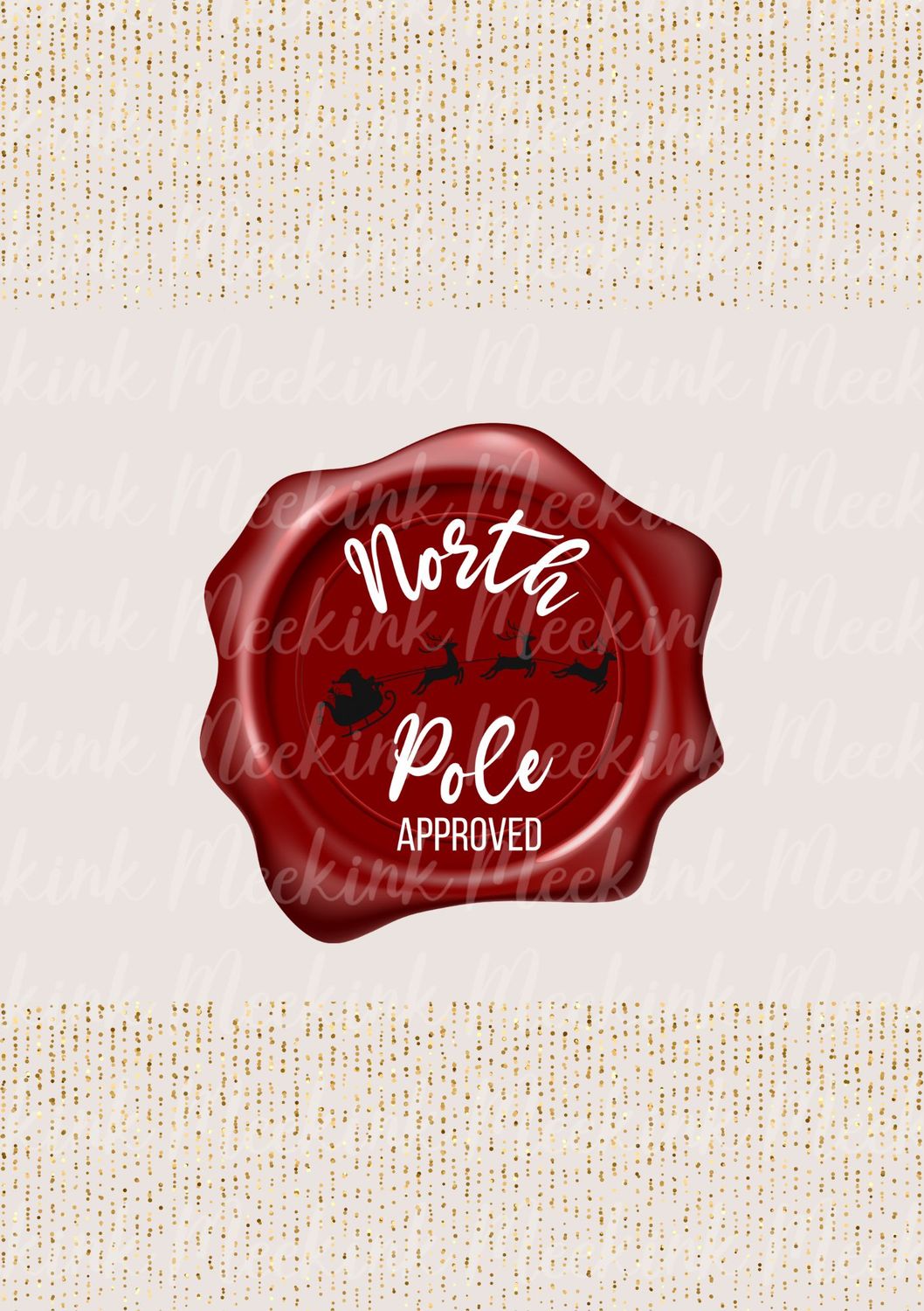 North Pole Seal Decal