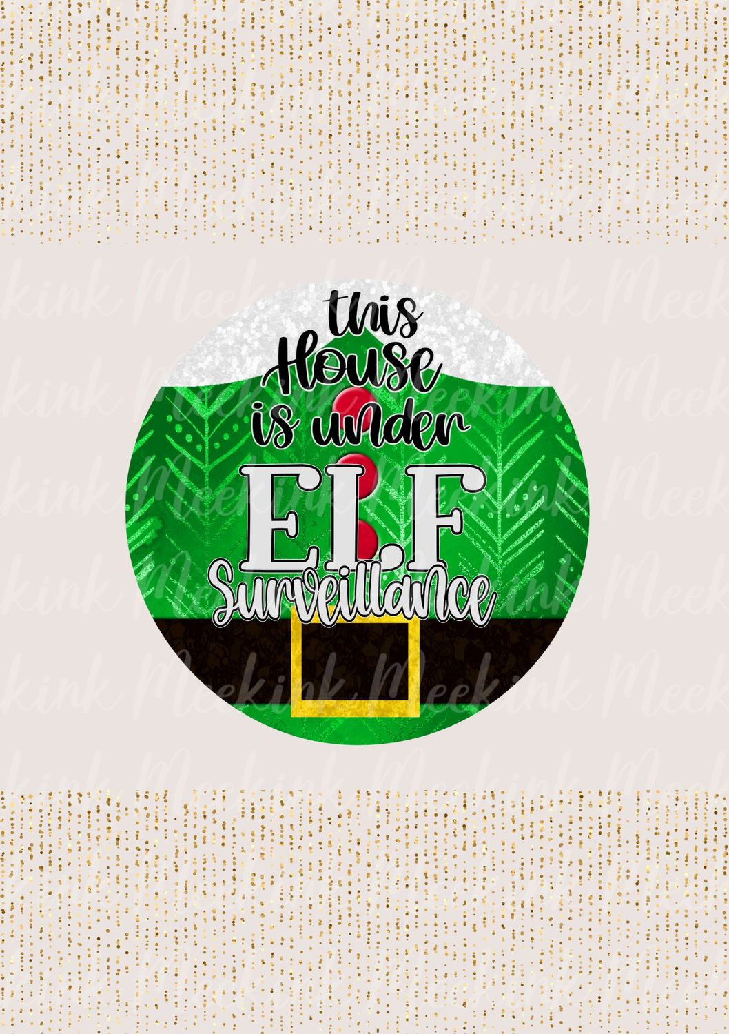 Elf Surveillance Decal