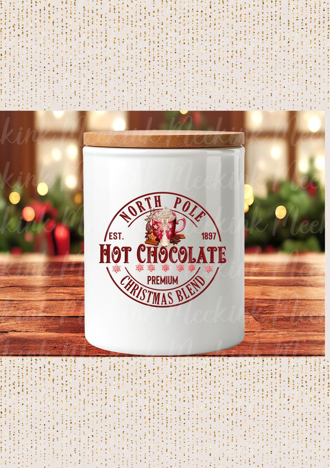 Red Rabbit Hot Chocolate Decal