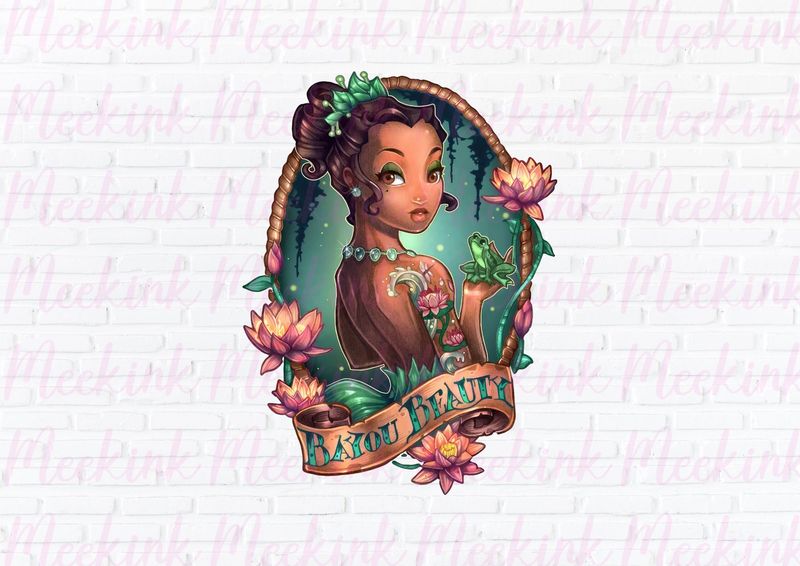 Princess 15 DTF Decal