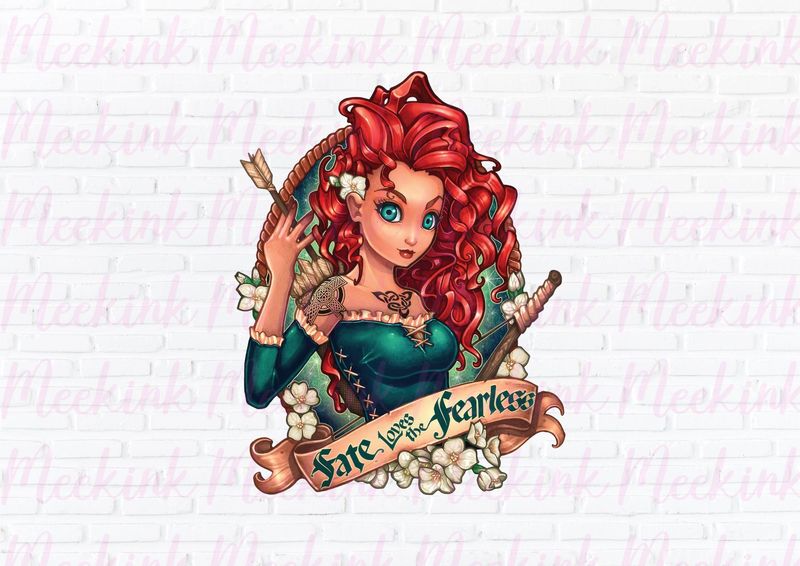 Princess 5 DTF Decal