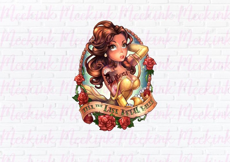 Princess 7 DTF Decal