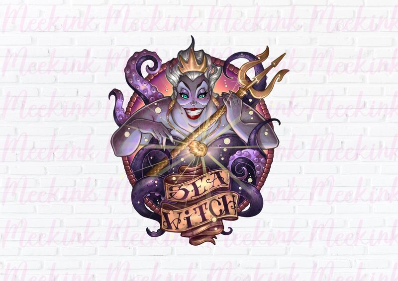 Princess 10 DTF Decal