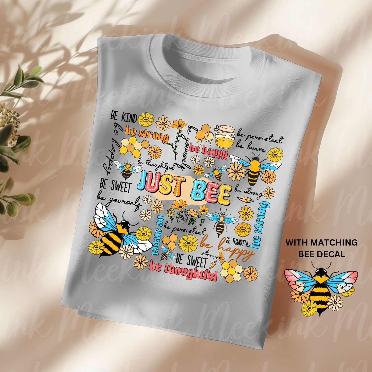 Just Bee UVDTF or DTF Decal