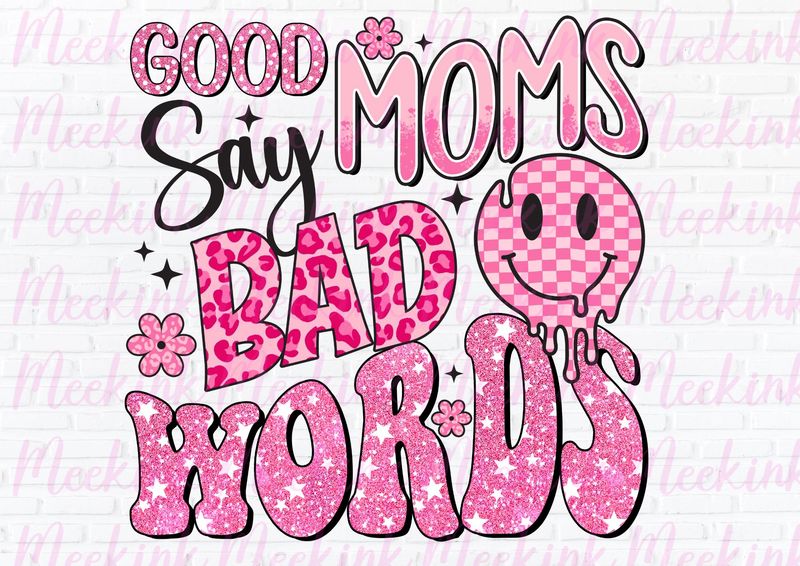 Bad Words UVDTF or DTF Decal