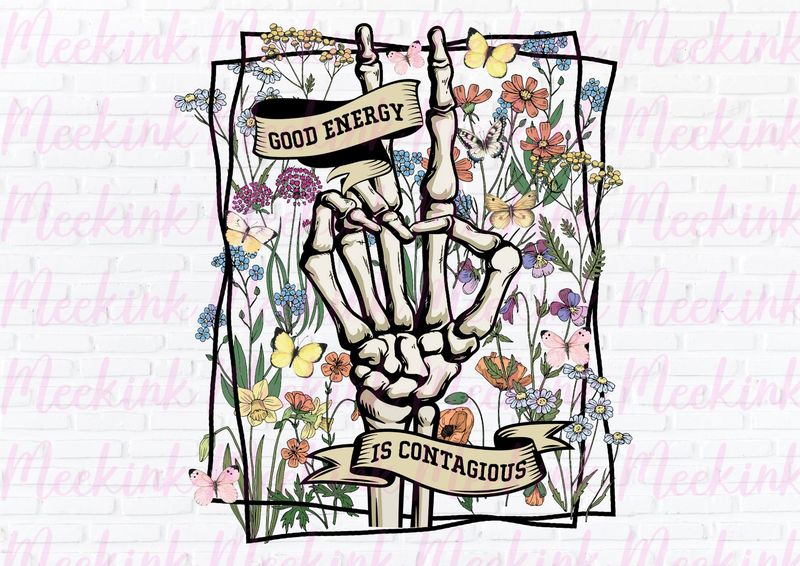 Good Energy UVDTF or DTF Decal