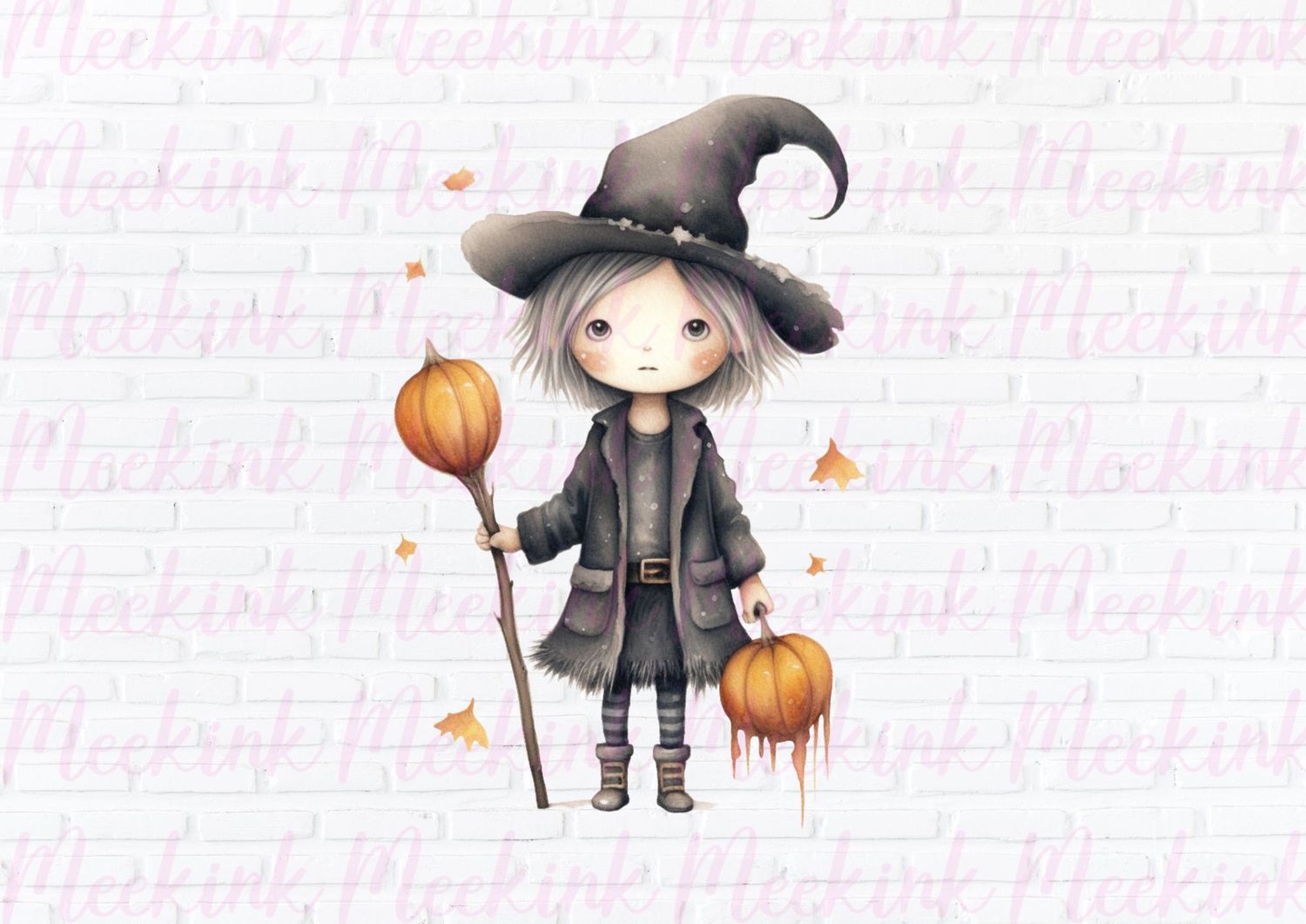 Halloween Wizard 3 UVDTF or DTF Decal