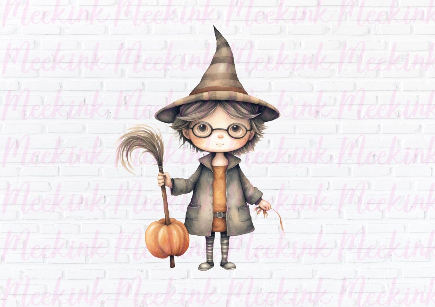 Halloween Wizard 1 UVDTF or DTF Decal